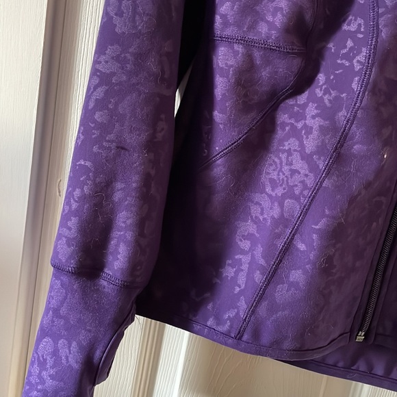 Purple Puma dry cell running jacket NWOT leopard - Picture 2 of 9